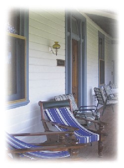 On the verandah at Beverley