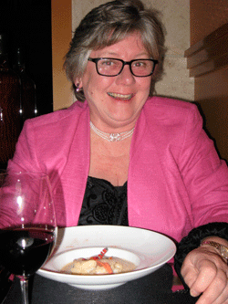 Denice with lovely lobster