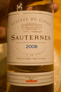 2008 Reserve Du Ciron